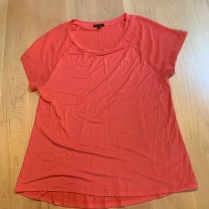 Short Sleeve Coral Blouse